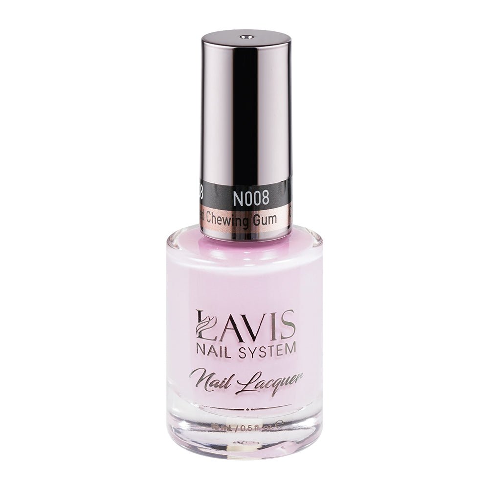 LAVIS Nail Lacquer - 008 Chewed Chewing Gum - DTK Nail Supply