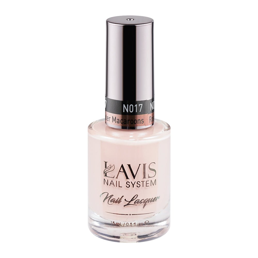 LAVIS Nail Lacquer - 017 Rosewater Macaroons - DTK Nail Supply
