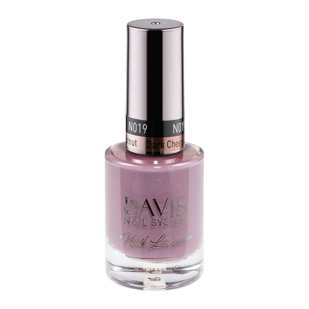 LAVIS Nail Lacquer - 019 Dark Chestnut - DTK Nail Supply