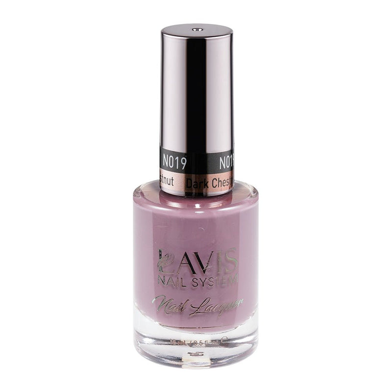 LAVIS Nail Lacquer - 019 Dark Chestnut - DTK Nail Supply