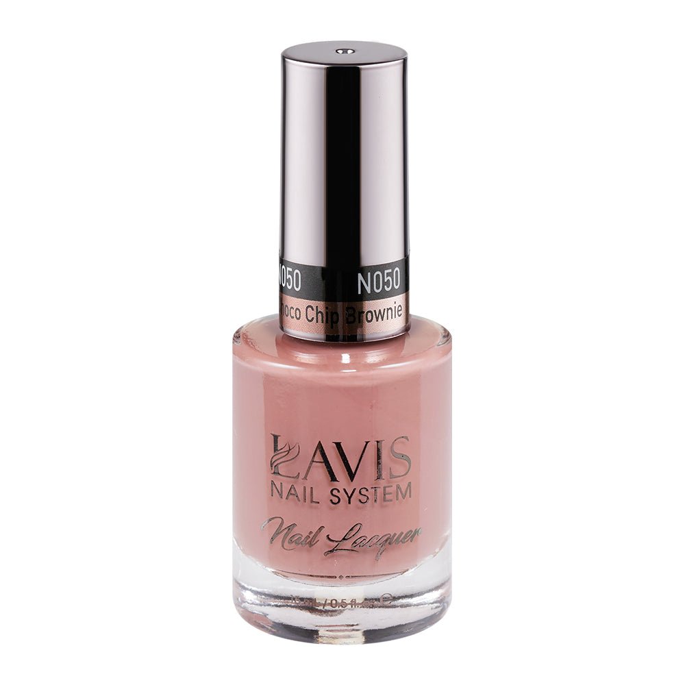 LAVIS Nail Lacquer - 050 Choco Chip Brownie - DTK Nail Supply