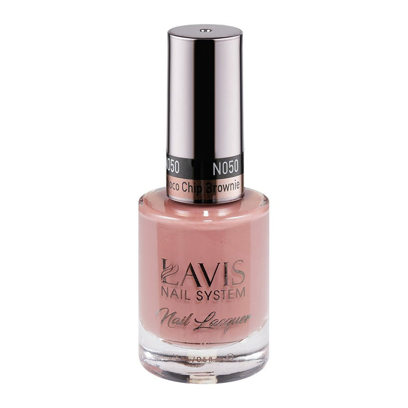 LAVIS Nail Lacquer - 050 Choco Chip Brownie - DTK Nail Supply
