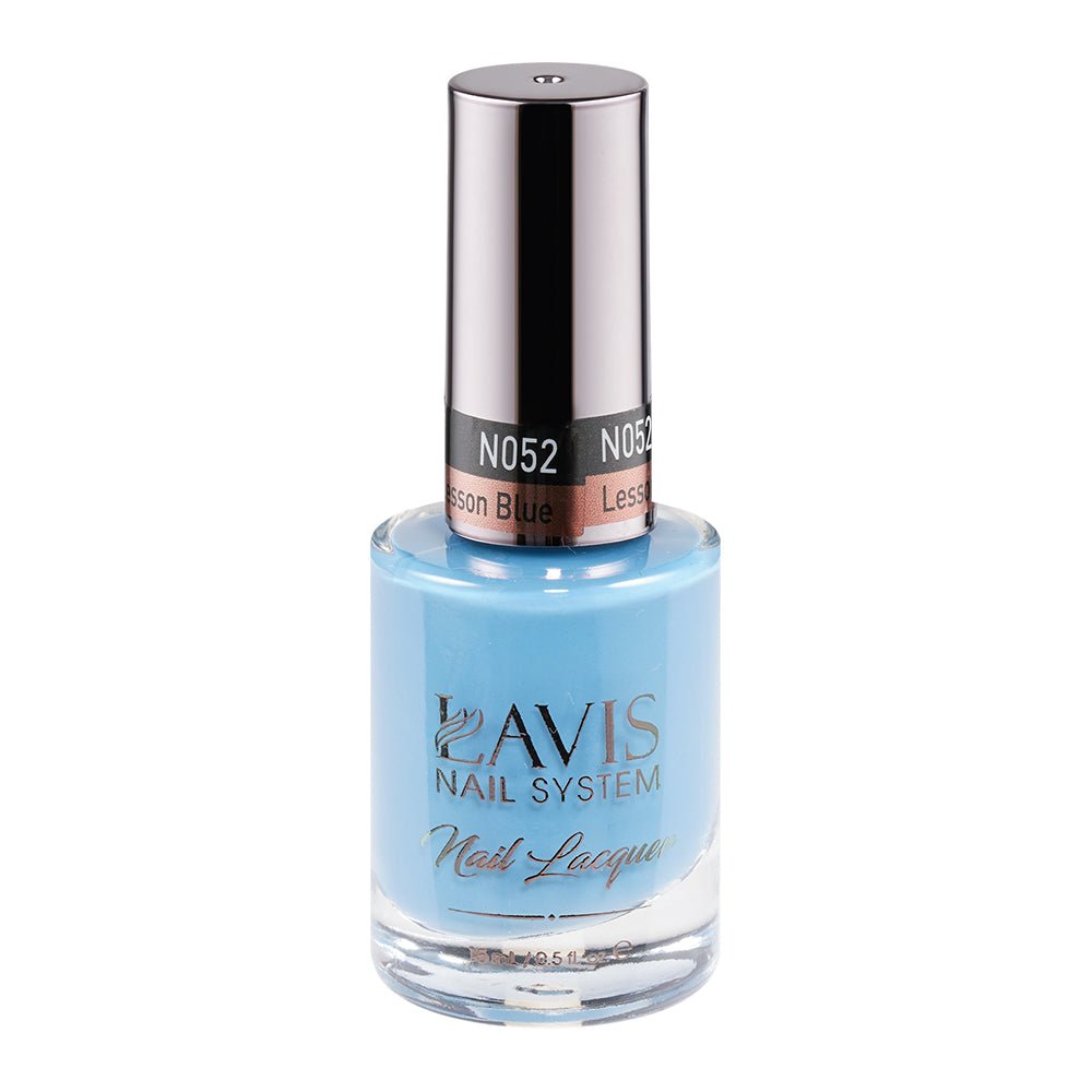 LAVIS Nail Lacquer - 052 Lesson Blue - DTK Nail Supply