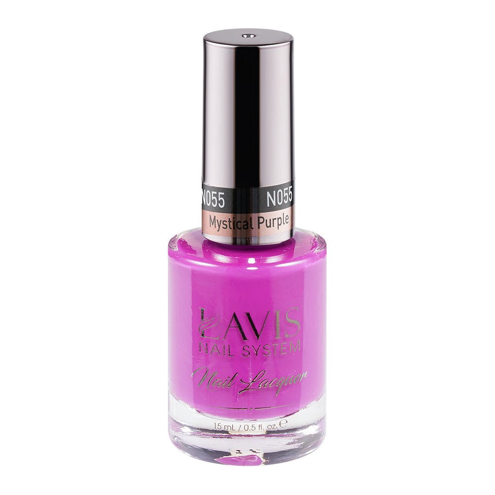 LAVIS Nail Lacquer - 055 Mystical Purple - DTK Nail Supply
