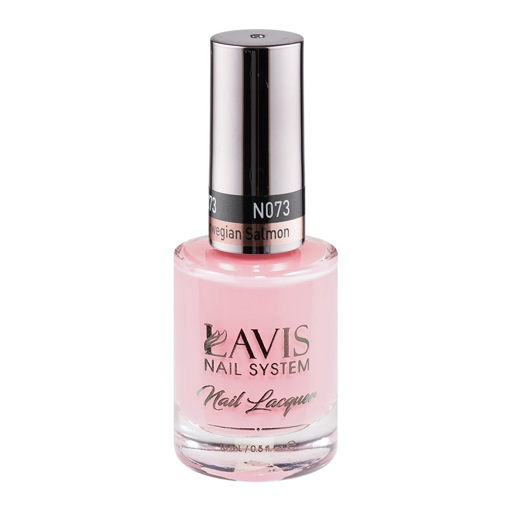 LAVIS Nail Lacquer - 073 Norwegian Salmon - DTK Nail Supply