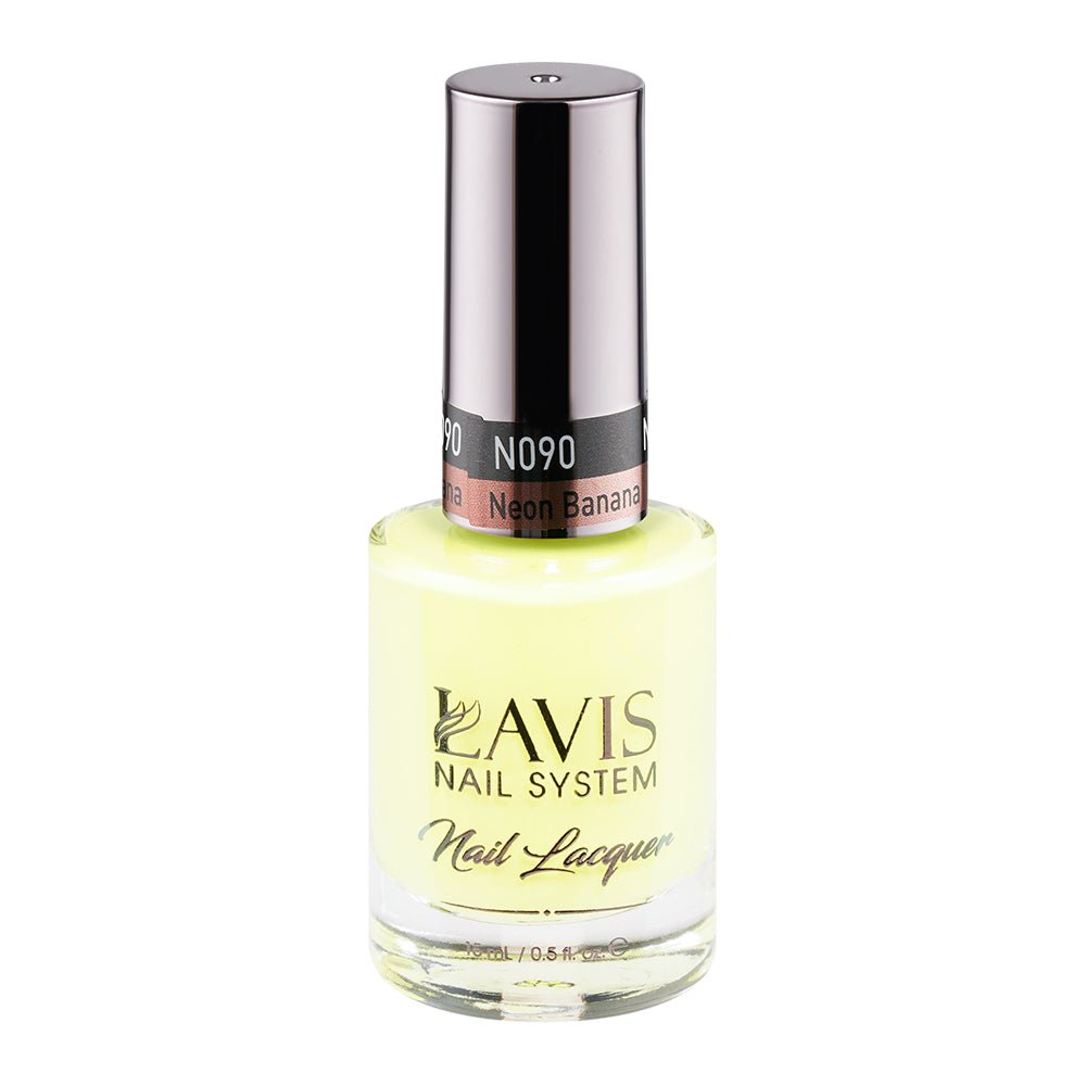 LAVIS Nail Lacquer - 090 Neon Banana - DTK Nail Supply