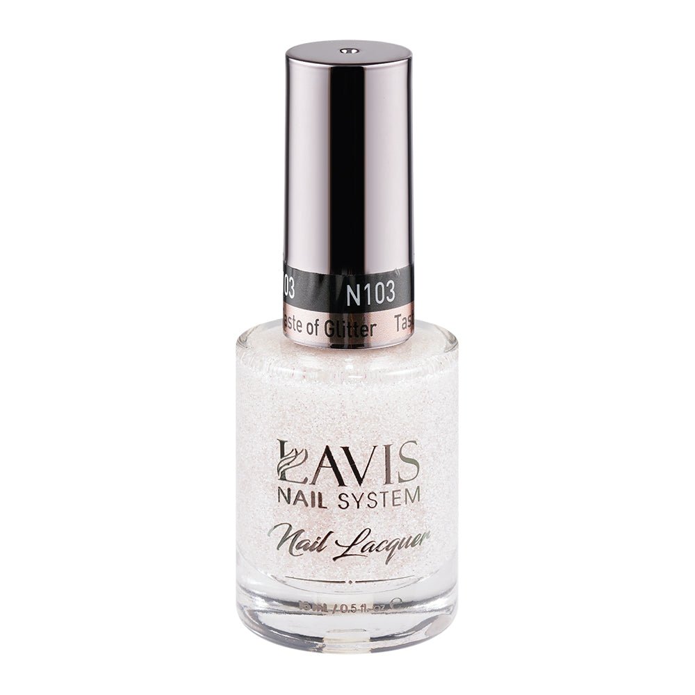 LAVIS Nail Lacquer - 103 Taste of Glitter - DTK Nail Supply