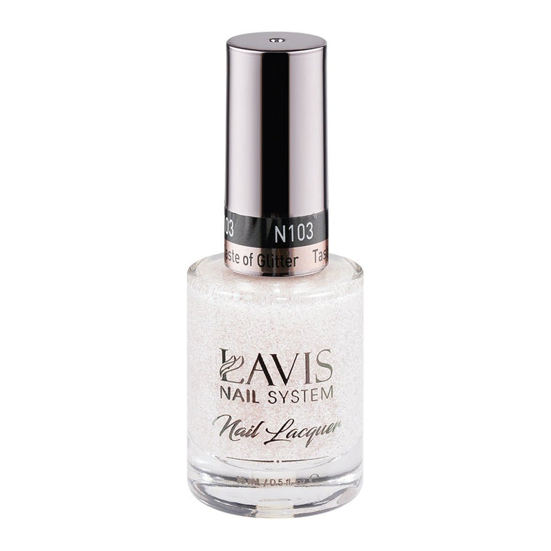 LAVIS Nail Lacquer - 103 Taste of Glitter - DTK Nail Supply