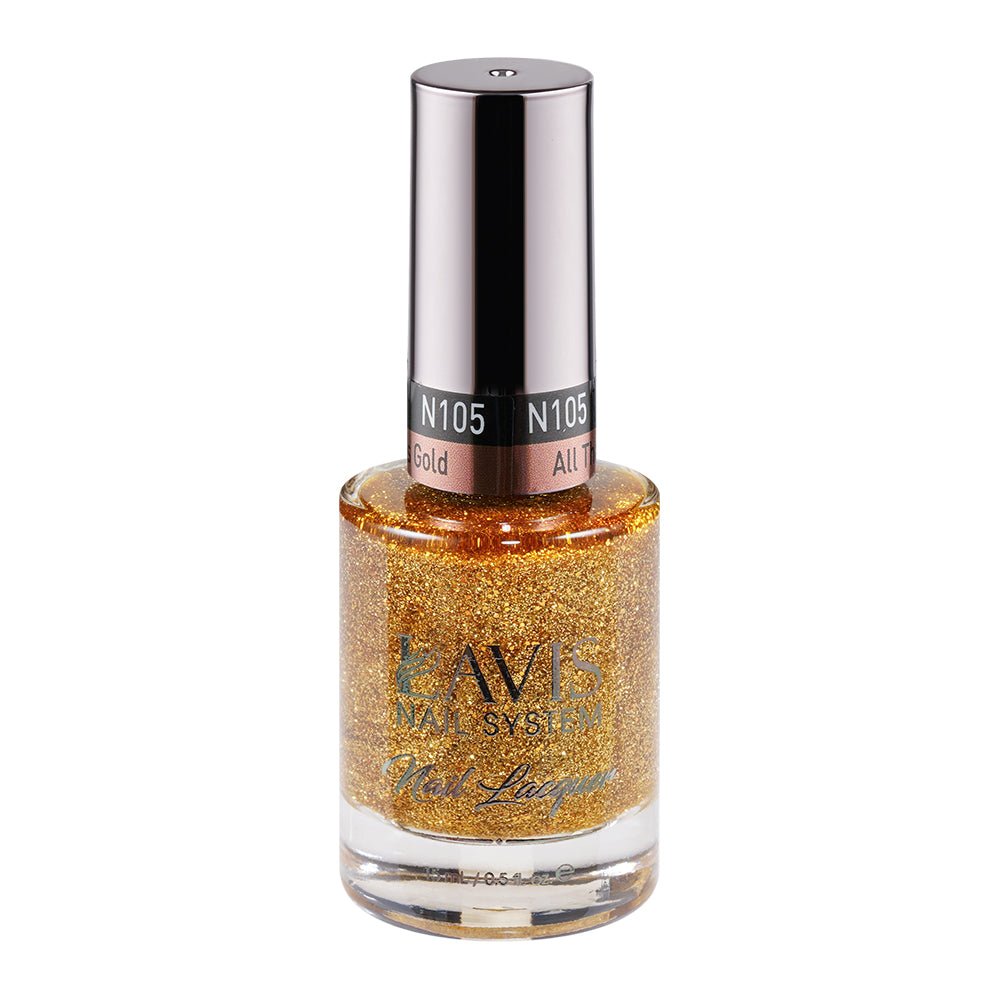 LAVIS Nail Lacquer - 105 All That Is Gold - DTK Nail Supply