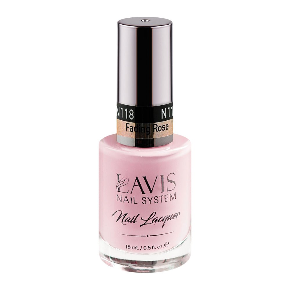 LAVIS Nail Lacquer - 118 Fading Rose - DTK Nail Supply