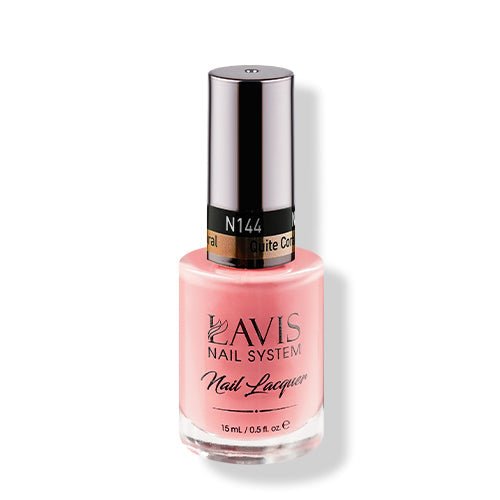 LAVIS Nail Lacquer - 144 Quite Coral - DTK Nail Supply