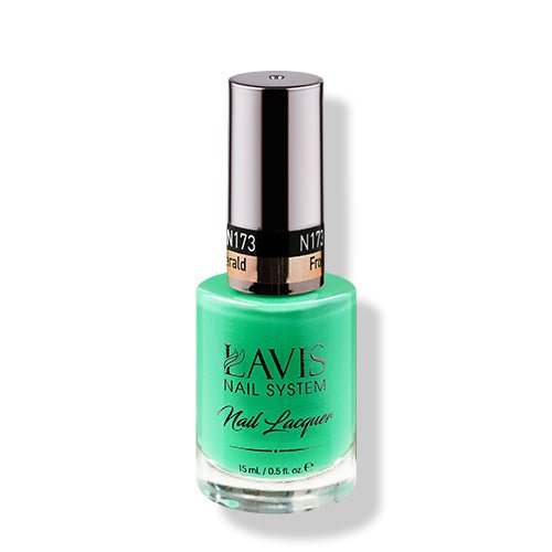 LAVIS Nail Lacquer - 173 Frosted Emerald - DTK Nail Supply
