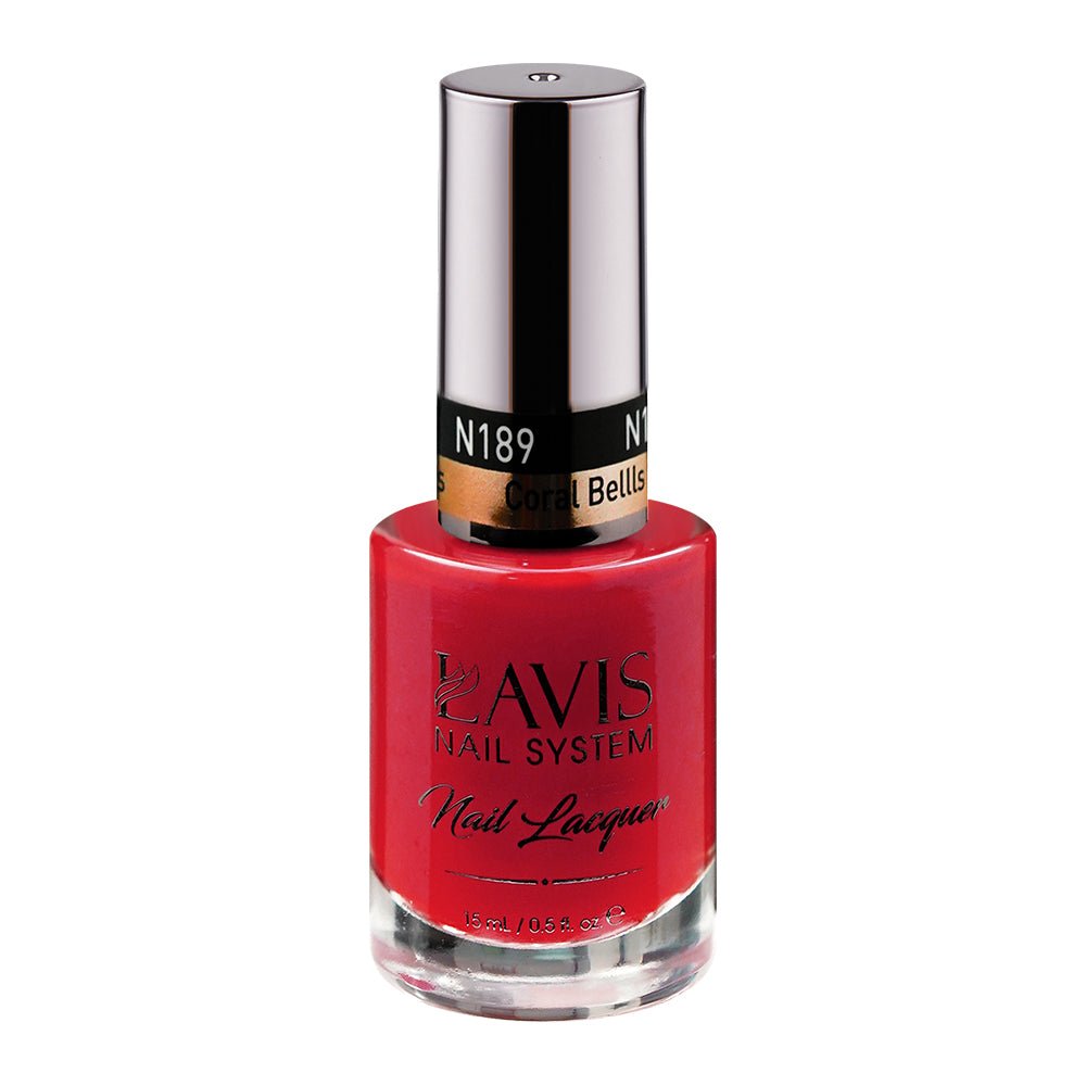 LAVIS Nail Lacquer - 189 Coral Bellls - DTK Nail Supply