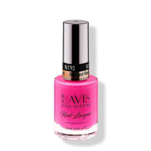 LAVIS Nail Lacquer - 190 Brilliant Rose - DTK Nail Supply