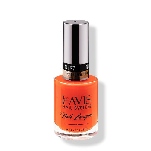 LAVIS Nail Lacquer - 197 Energetic Orange - DTK Nail Supply