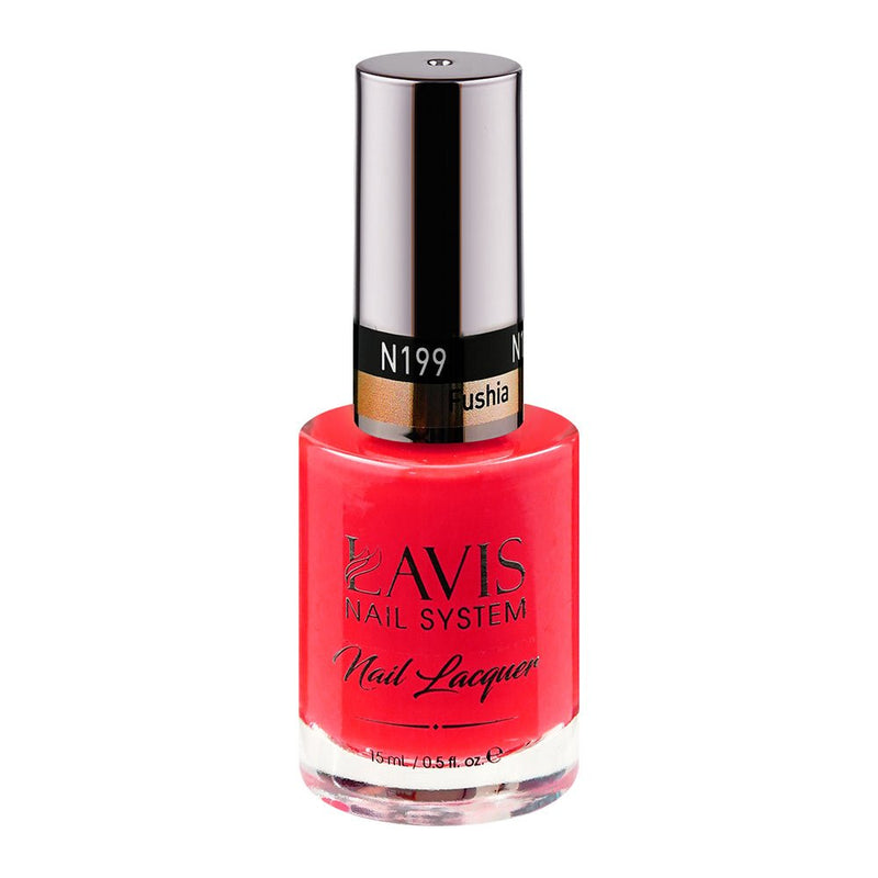 LAVIS Nail Lacquer - 199 Fushia - DTK Nail Supply