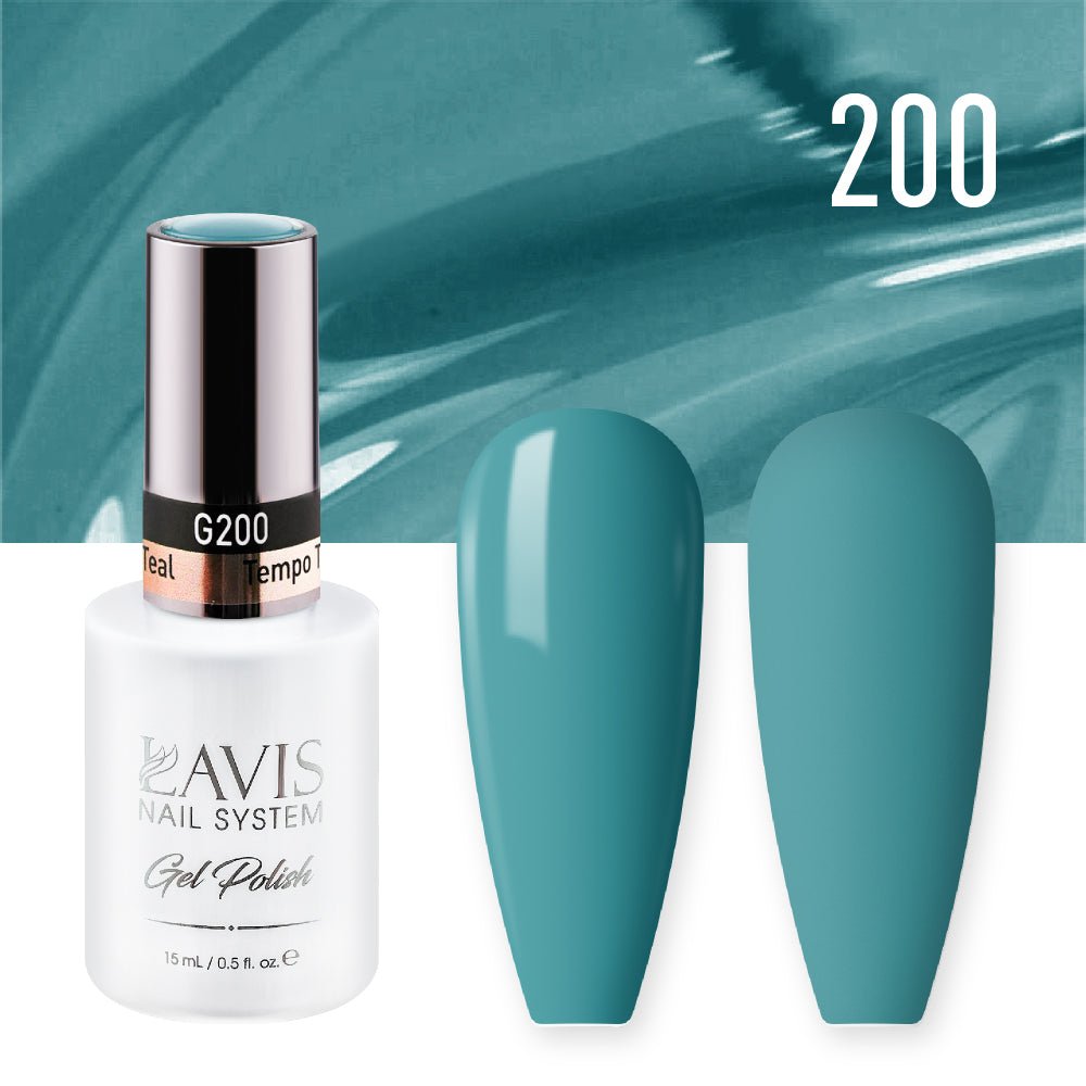 LAVIS Nail Lacquer - 200 Tempo Teal - DTK Nail Supply
