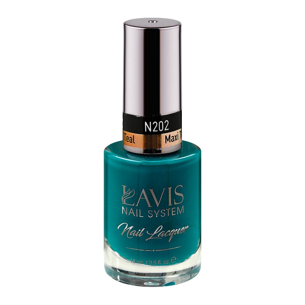 LAVIS Nail Lacquer - 202 Maxi Teal - DTK Nail Supply