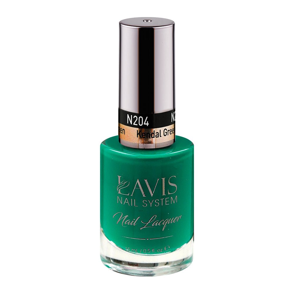 LAVIS Nail Lacquer - 204 Kendal Green - DTK Nail Supply