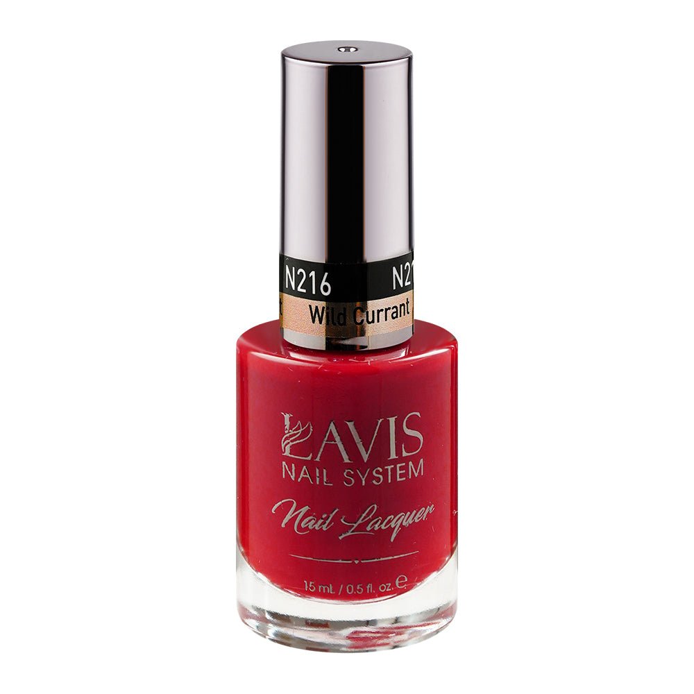 LAVIS Nail Lacquer - 216 Wild Currant - DTK Nail Supply