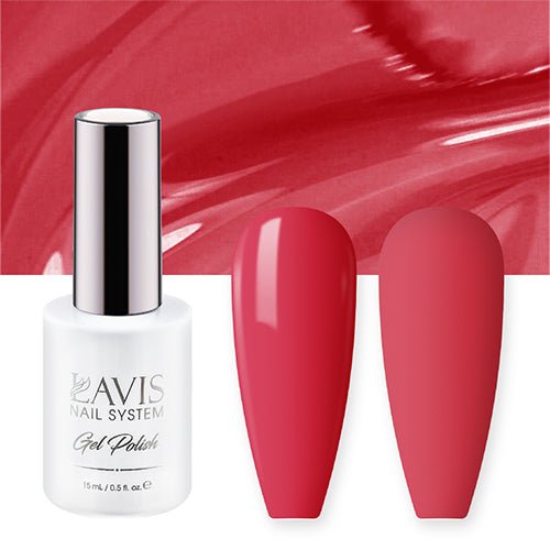 LAVIS Nail Lacquer - 224 Pomegranate Red - DTK Nail Supply
