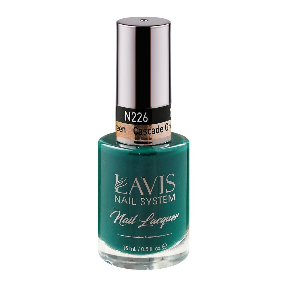 LAVIS Nail Lacquer - 226 Cascade Green - DTK Nail Supply