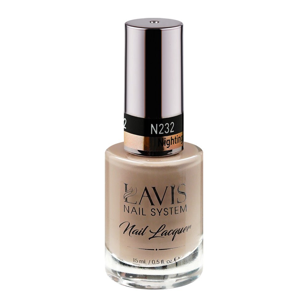 LAVIS Nail Lacquer - 232 Nightingale Gray - DTK Nail Supply