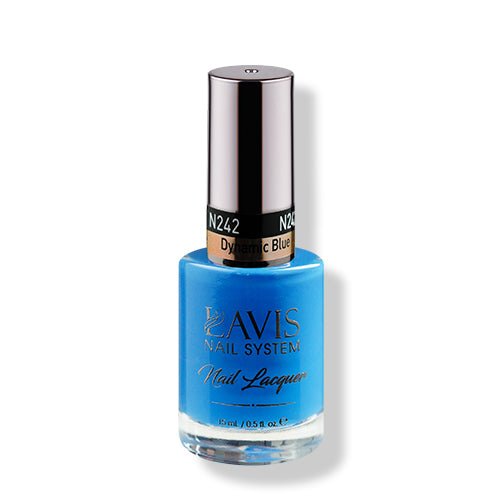 LAVIS Nail Lacquer - 242 (Ver 2) Dynamic Blue - DTK Nail Supply