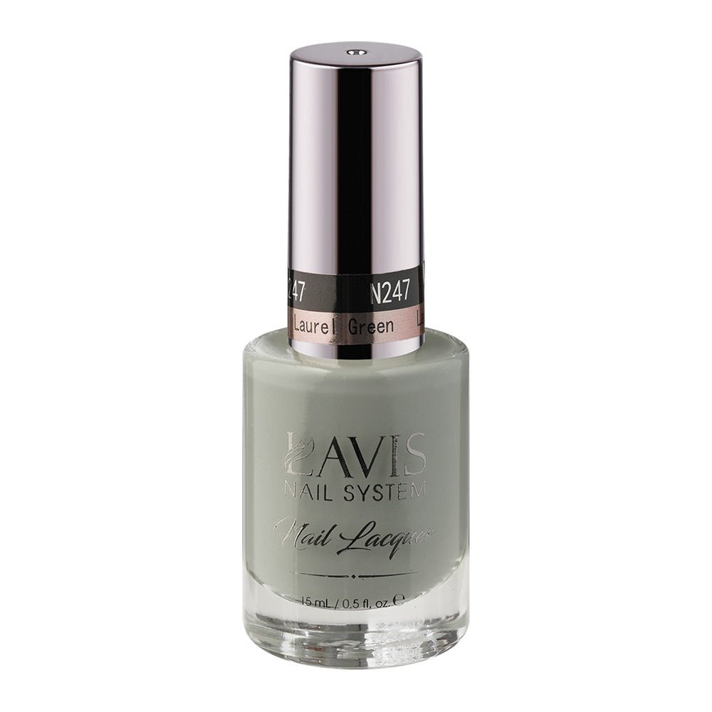 LAVIS Nail Lacquer - 247 Laurel Green - DTK Nail Supply