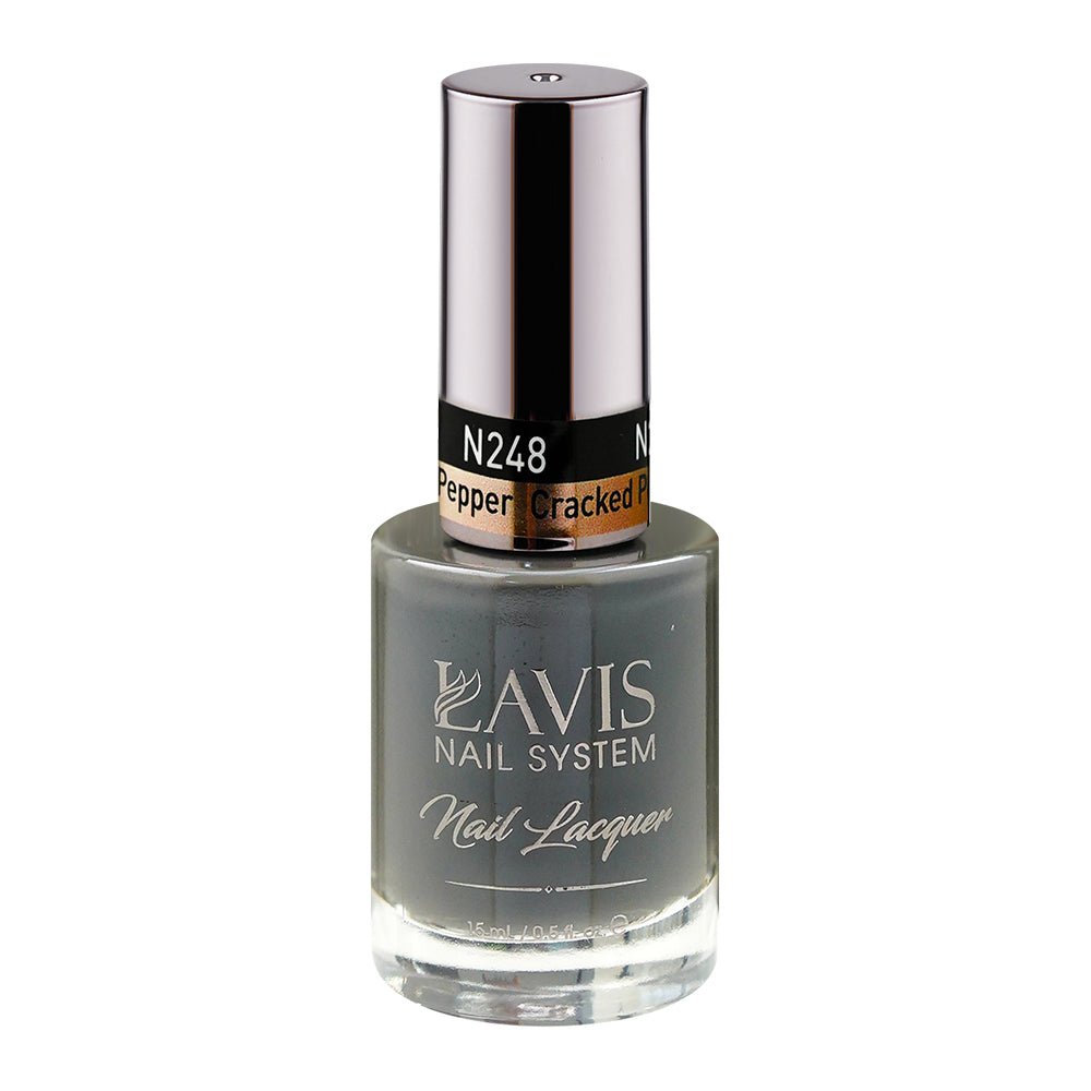 LAVIS Nail Lacquer - 248 (Ver 2) Cracked Pepper - DTK Nail Supply