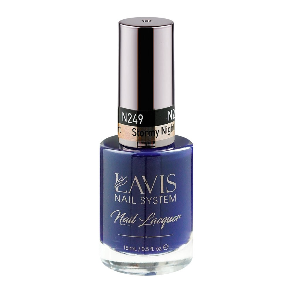 LAVIS Nail Lacquer - 249 (Ver 2) Stormy Night - DTK Nail Supply