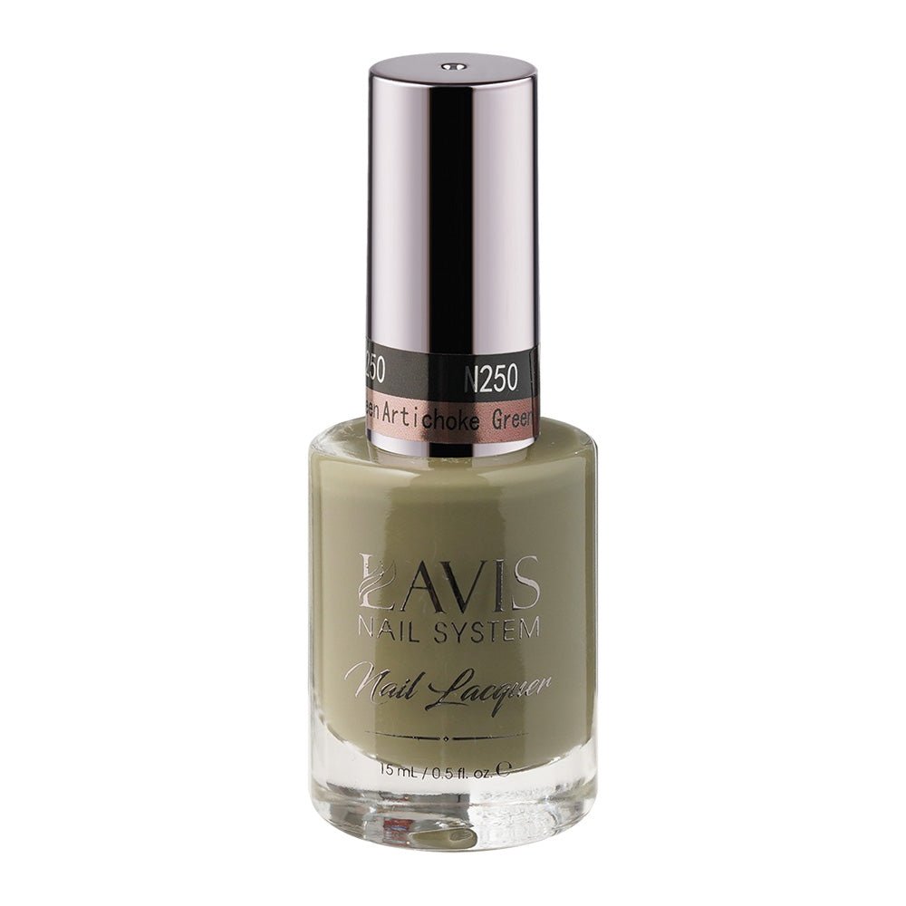 LAVIS Nail Lacquer - 250 Artichoke Green - DTK Nail Supply