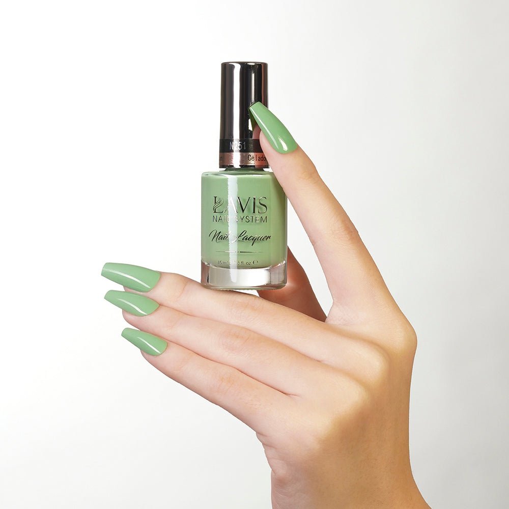 LAVIS Nail Lacquer - 251 Celadon - DTK Nail Supply