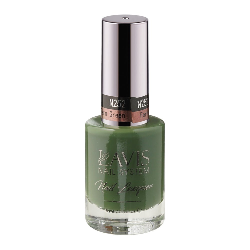 LAVIS Nail Lacquer - 252 Fern Green - DTK Nail Supply