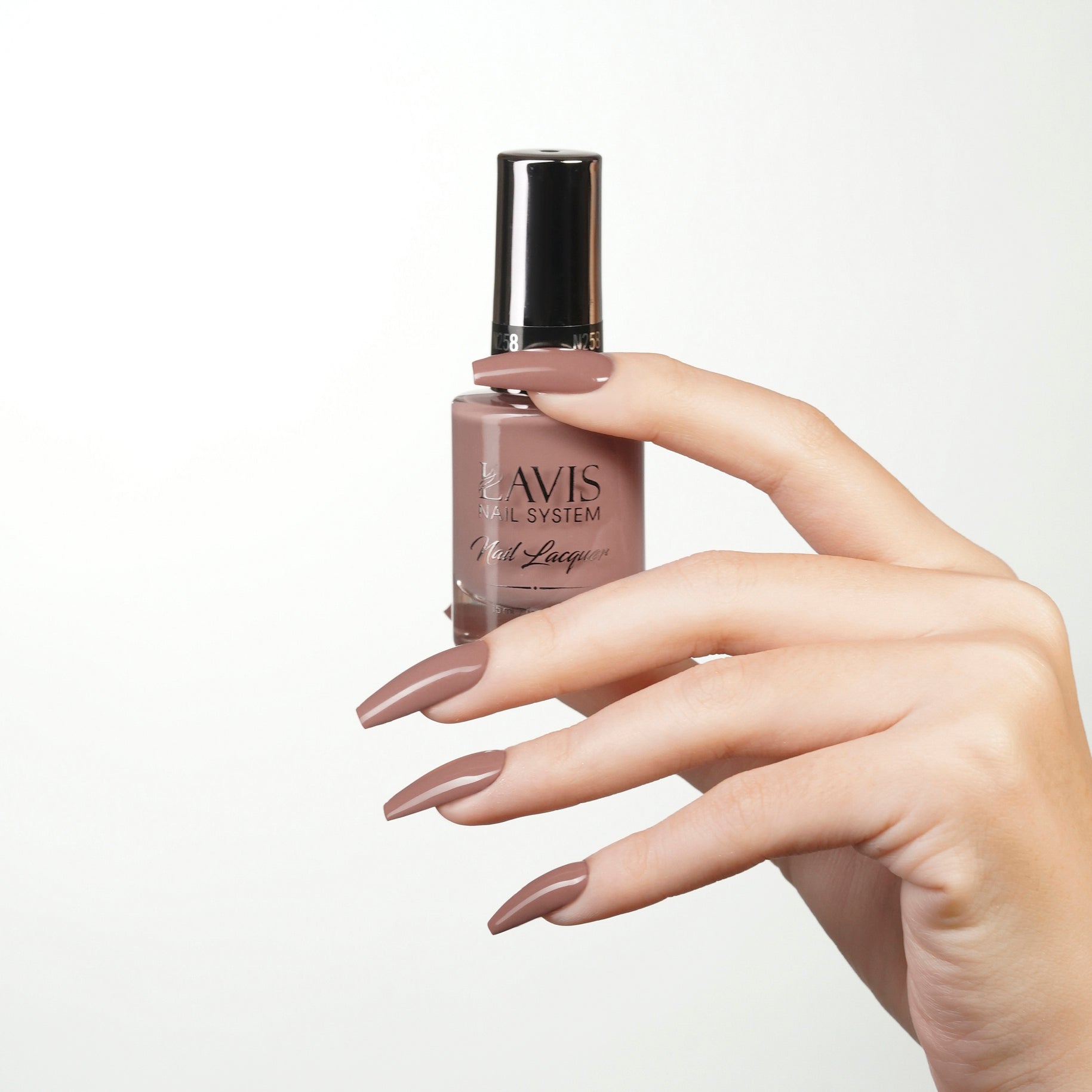 LAVIS Nail Lacquer - 258 Dusty Rose - DTK Nail Supply