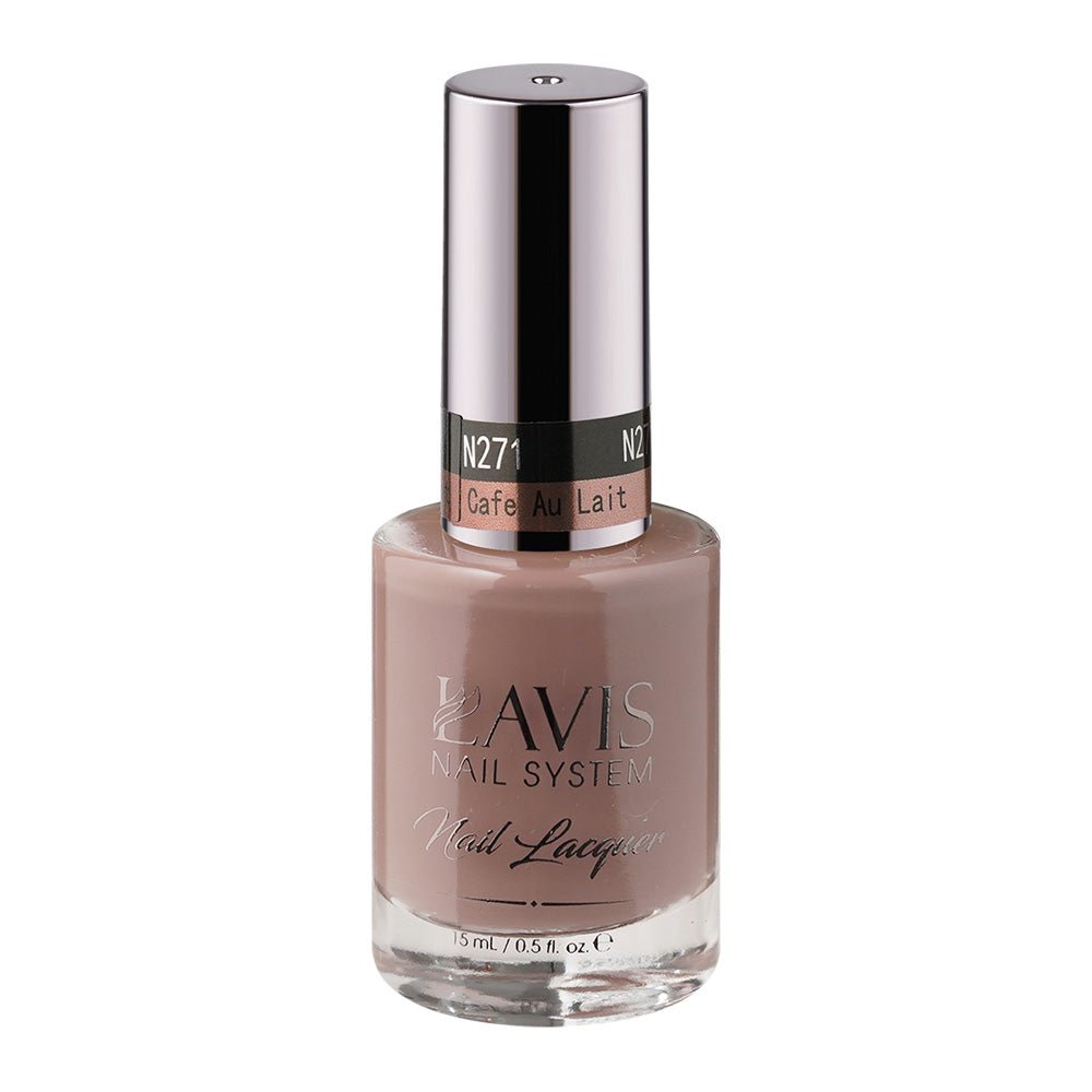 LAVIS Nail Lacquer - 271 Cafe Au Lait - DTK Nail Supply