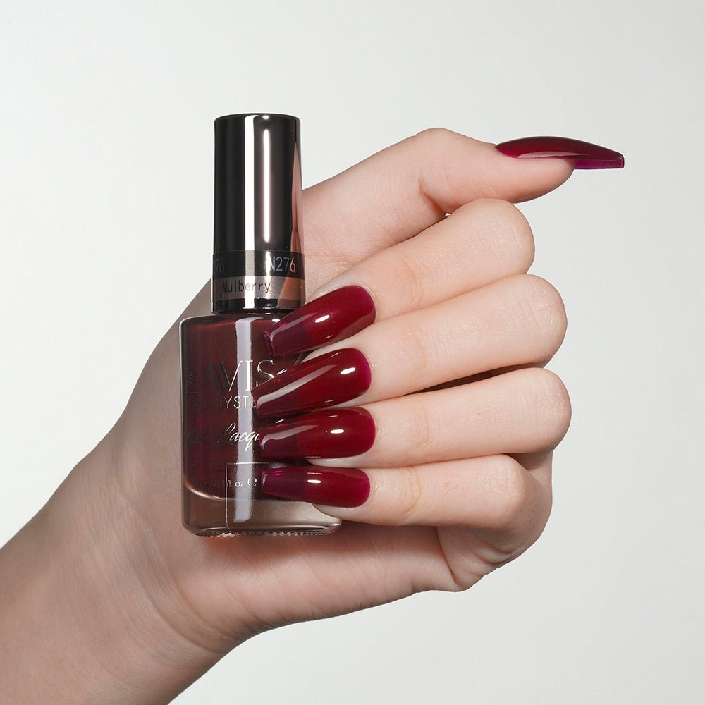 LAVIS Nail Lacquer - 276 Mulberry - DTK Nail Supply