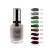 Lavis Nail Lacquer Fall Winter Set N5 (9 colors): 239, 240, 250, 251, 252, 263, 264, 275, 276 - DTK Nail Supply