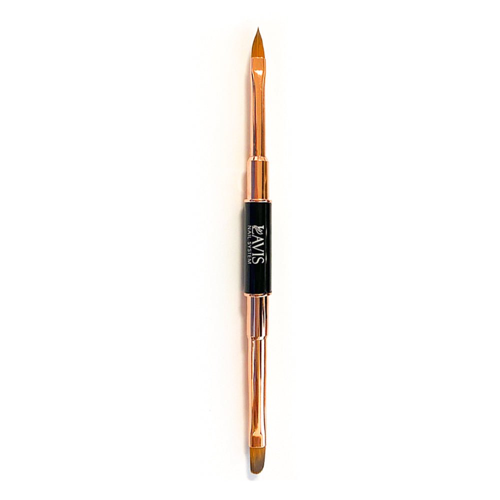 Lavis Nail System - Double Head Nail Art Brush - DTK Nail Supply