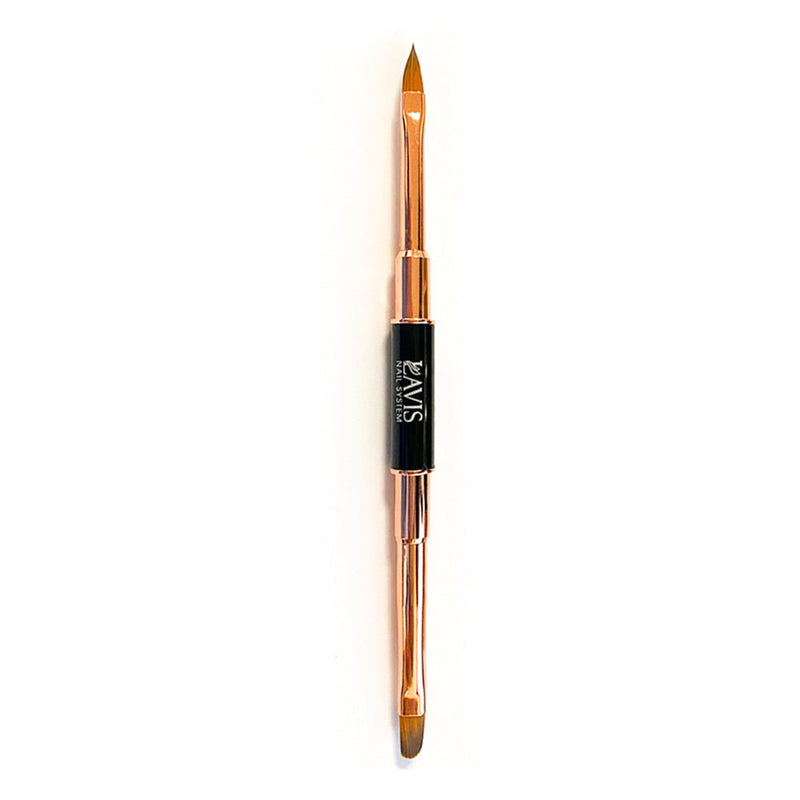 Lavis Nail System - Double Head Nail Art Brush - DTK Nail Supply