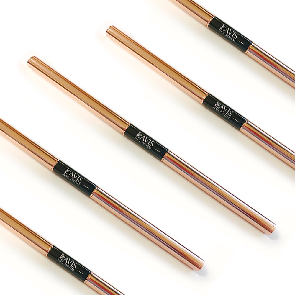 Lavis Nail System - Double Head Nail Art Brush - DTK Nail Supply