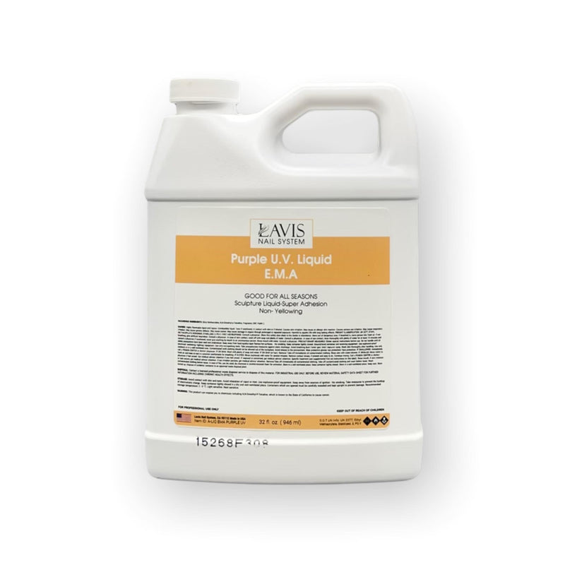 LAVIS Purple UV Liquid E.M.A 32 oz - DTK Nail Supply