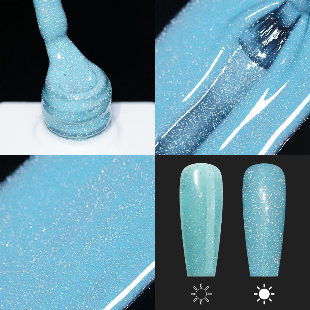 LAVIS Reflective R05 - 05 - Gel Polish 0.5 oz - Blossom Bass Reflective Collection - DTK Nail Supply