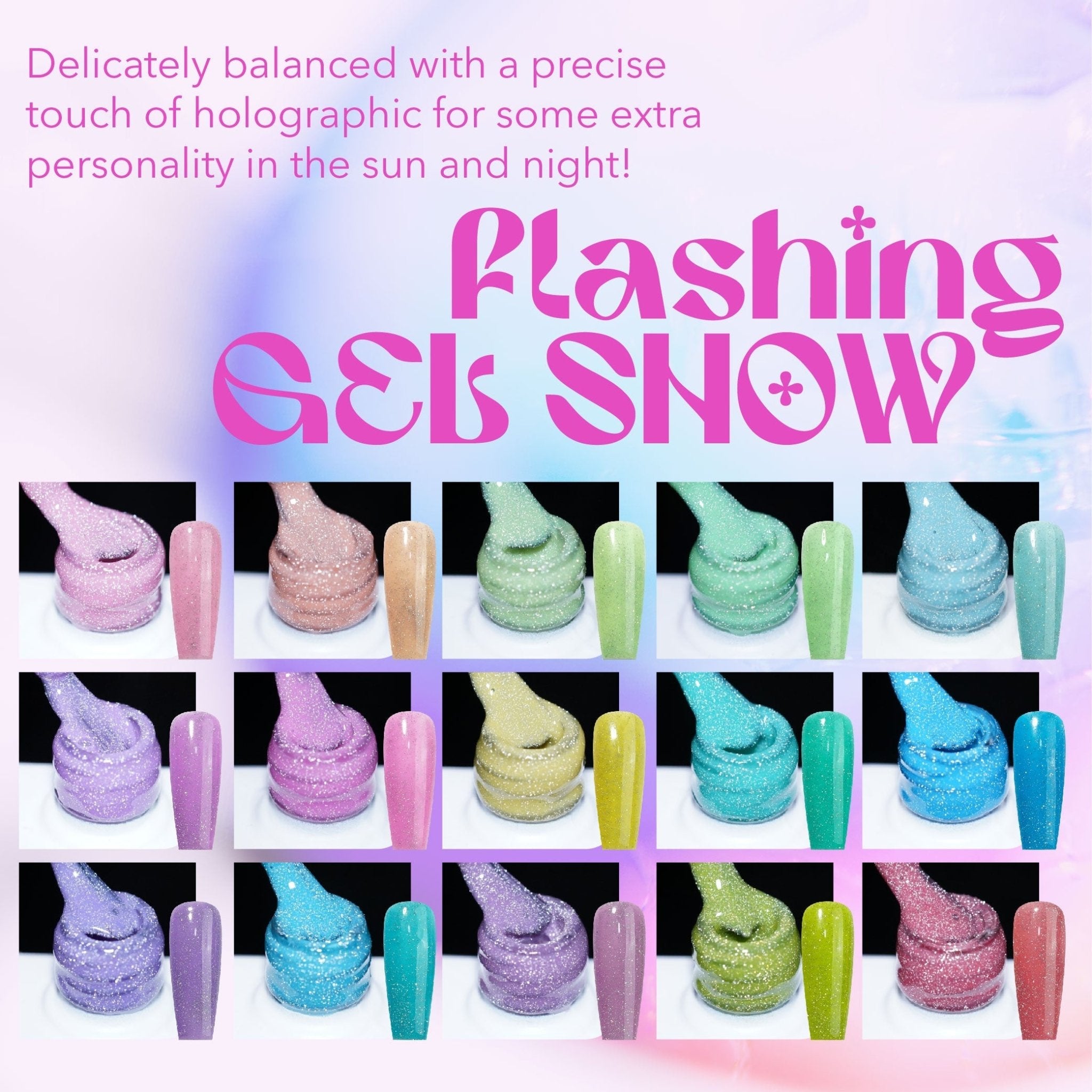 LAVIS Reflective R05 - 10 - Gel Polish 0.5 oz - Blossom Bass Reflective Collection - DTK Nail Supply