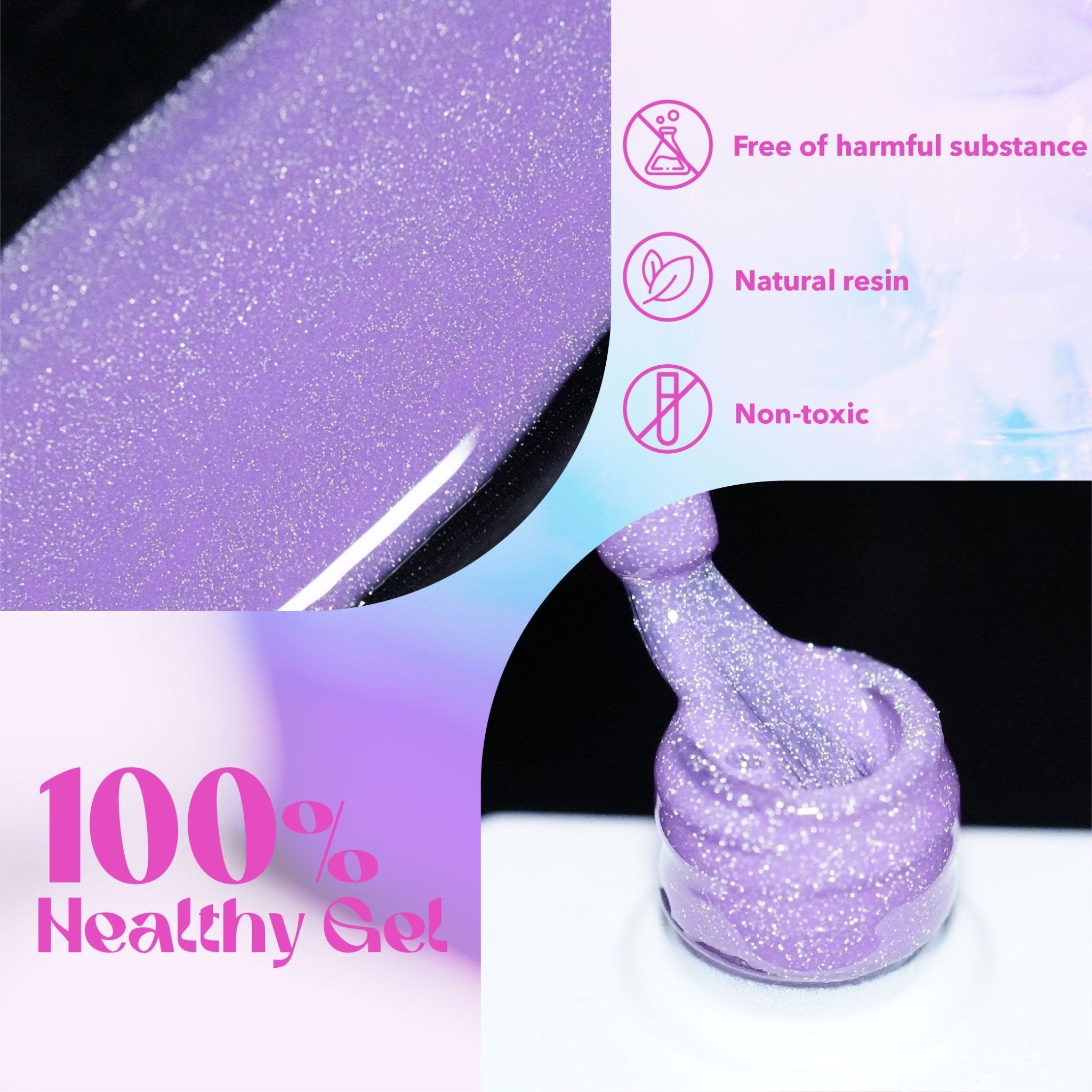 LAVIS Reflective R05 - 10 - Gel Polish 0.5 oz - Blossom Bass Reflective Collection - DTK Nail Supply