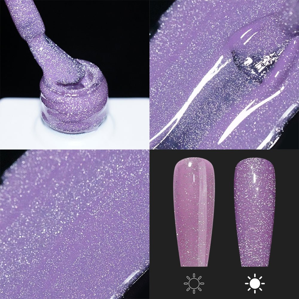 LAVIS Reflective R05 - 12 - Gel Polish 0.5 oz - Blossom Bass Reflective Collection - DTK Nail Supply