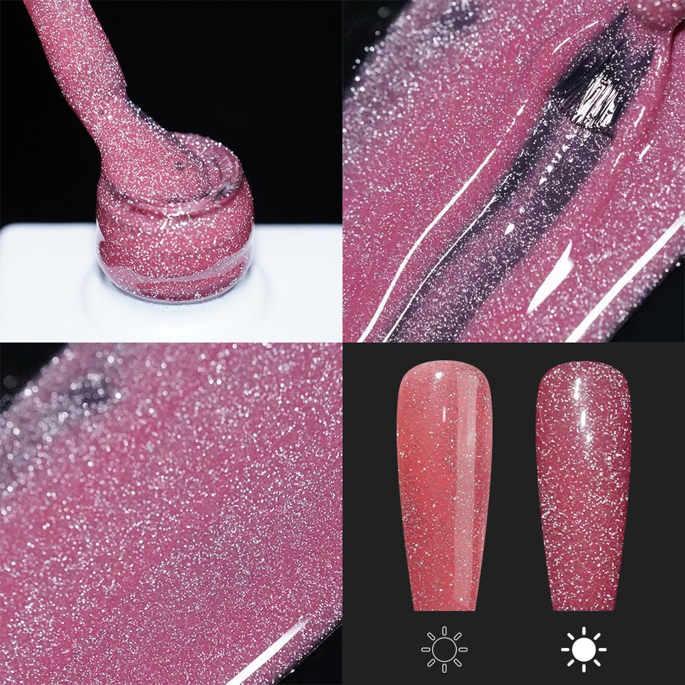 LAVIS Reflective R05 - 14 - Gel Polish 0.5 oz - Neon Lights Reflective Collection - DTK Nail Supply