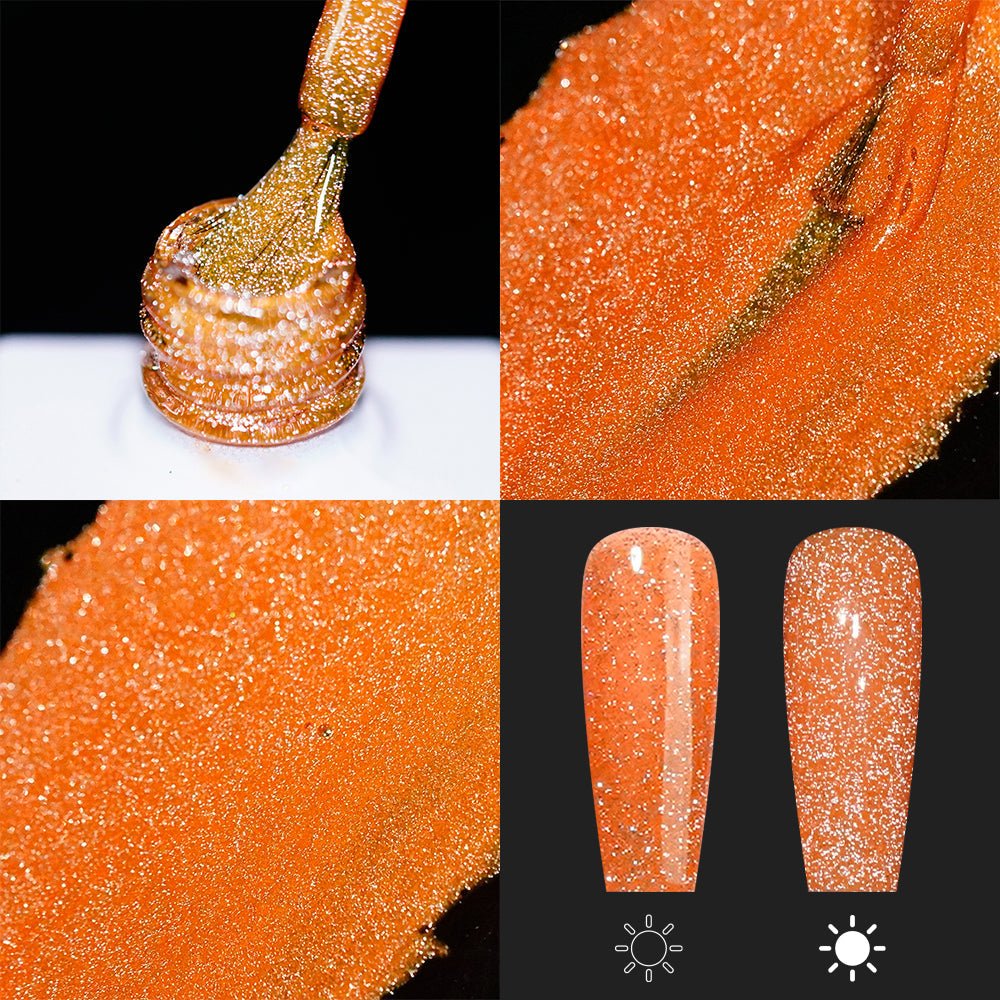 LAVIS Reflective R05 - 18 - Gel Polish 0.5 oz - Neon Lights Reflective Collection - DTK Nail Supply