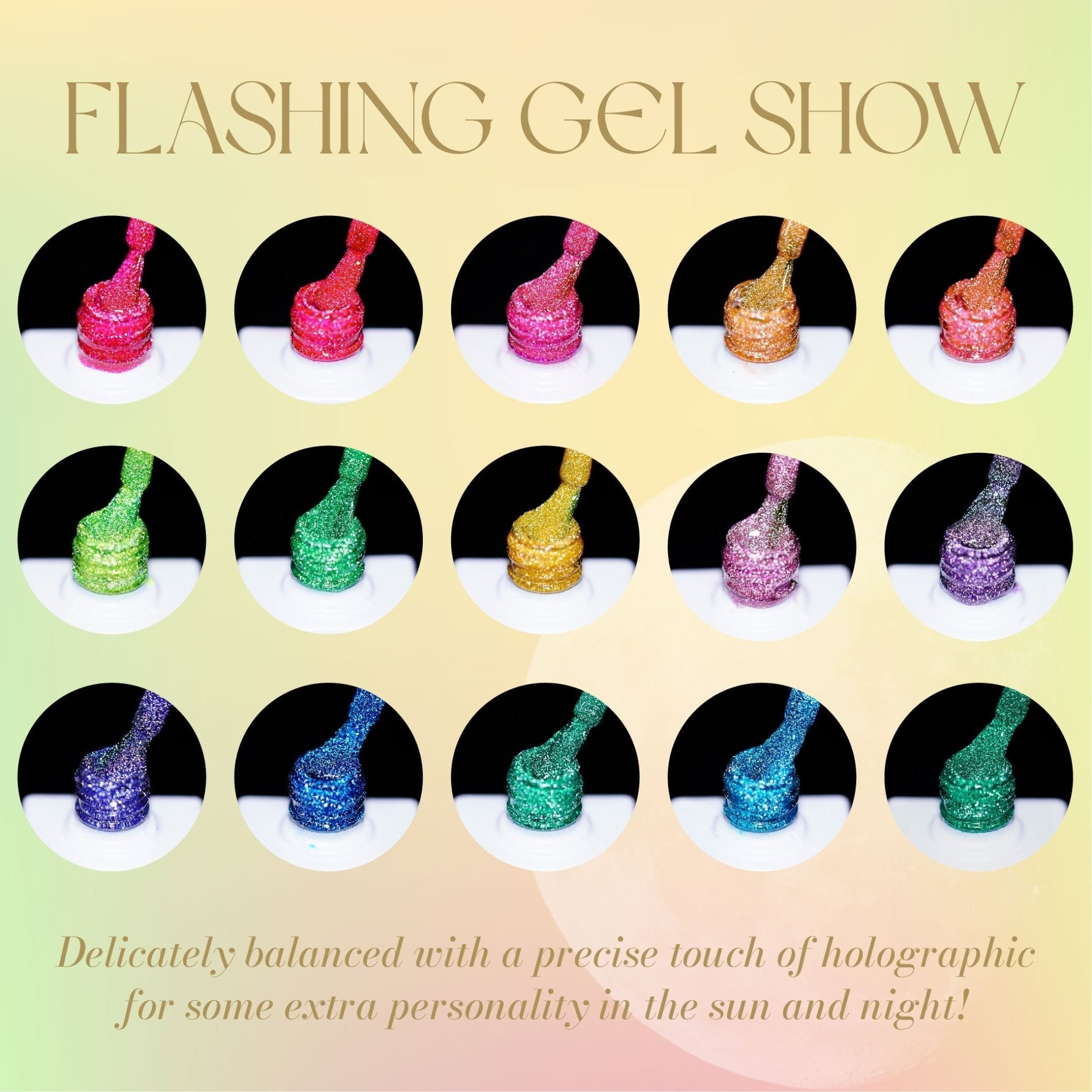 LAVIS Reflective R05 - 19 - Gel Polish 0.5 oz - Neon Lights Reflective Collection - DTK Nail Supply