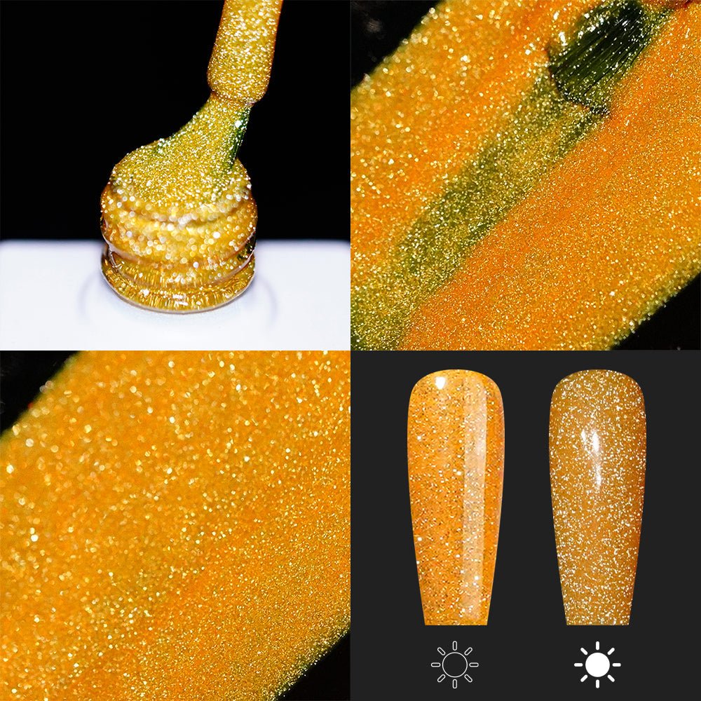 LAVIS Reflective R05 - 22 - Gel Polish 0.5 oz - Neon Lights Reflective Collection - DTK Nail Supply